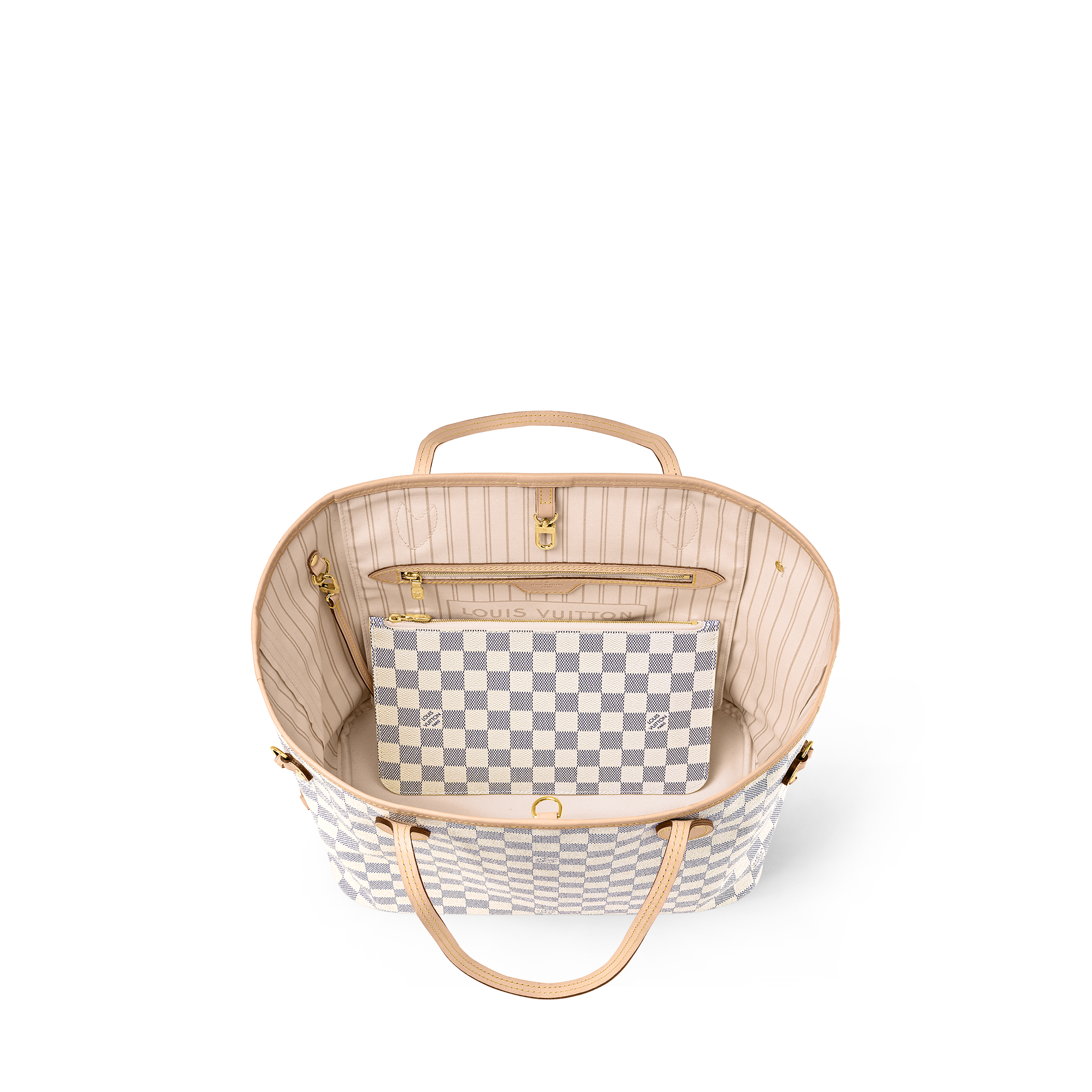 Women - Neverfull MM Damier Azur Canvas Women Handbags Business Bags | LOUIS VUITTON